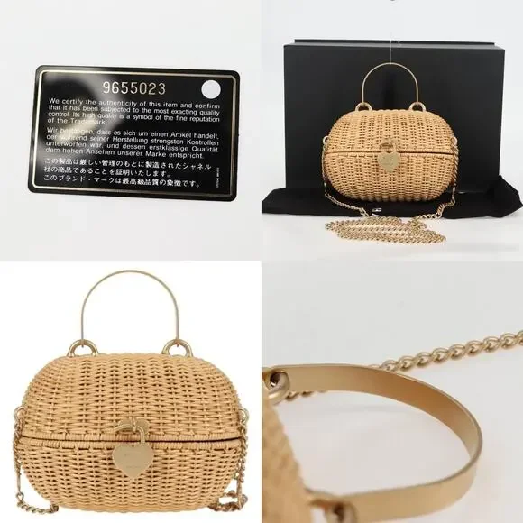 Chanel Rattan Chain Shoulder Bag - Picture 5 of 8